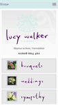 Mobile Screenshot of lucywalkerflowers.co.uk